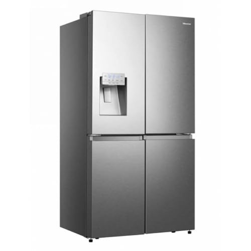 Hisense 540L Stainless Steel American Fridge Freezer