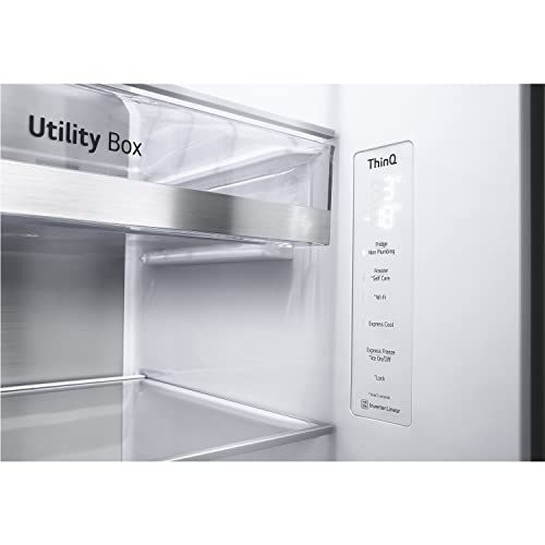 LG 635L Stainless Steel American Refrigerator