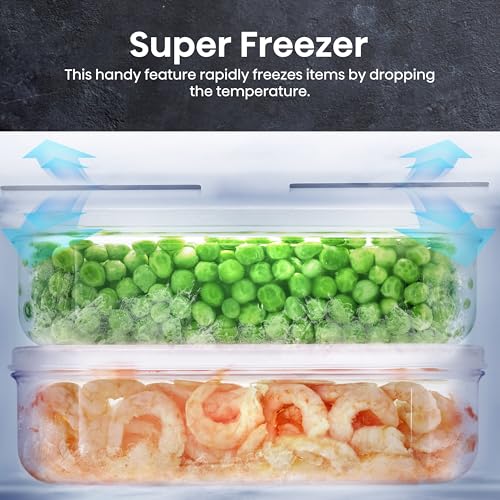 Hisense 578L Side-by-Side Fridge Freezer, Black