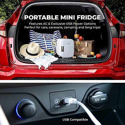 Subcold Pro4 Mini Kühlschrank 4L Tragbar Grau