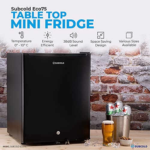 Subcold Eco Mini Fridge with Ice Box, White