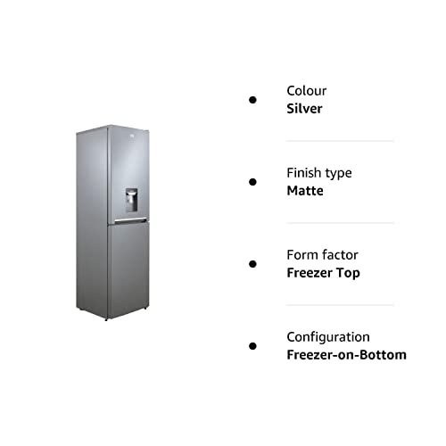 Beko Silver Frost Free Fridge Freezer - 261L
