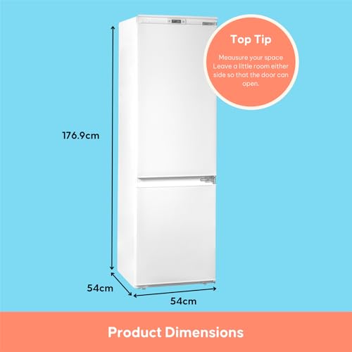 SIA 70/30 Integrated Fridge Freezer with Twin Thermostat