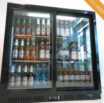 Cater-Cool Double Door Bottle Cooler with LED Lighting