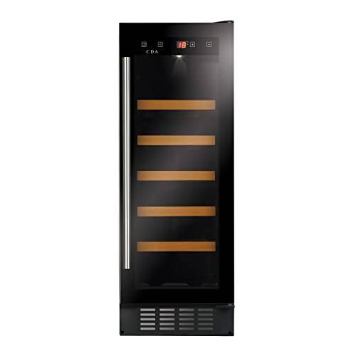 CDA FWC304BL 30cm Black Wine Cooler