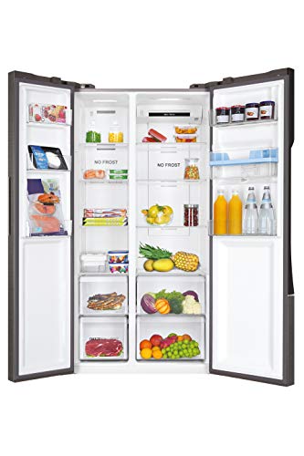 Haier Side-by-Side Fridge Freezer with Water Dispenser, 521L