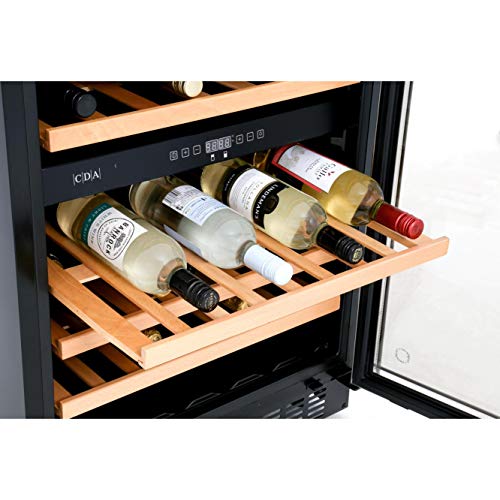 CDA 60cm Under Counter Stainless Steel Wine Cooler