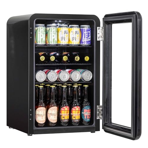 Baridi 70L Retro Under Counter Cooler Fridge