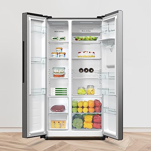 Fridgemaster Freestanding American Side-by-Side Fridge Freezer