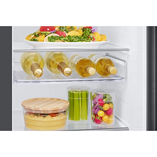 Black 627L Side-By-Side American Fridge Freezer