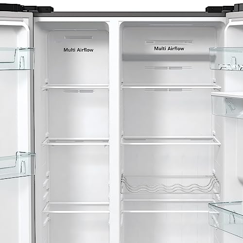 Fridgemaster Freestanding American Side-by-Side Fridge Freezer