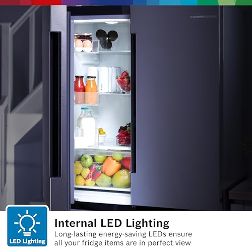 Bosch KFN96VPEAG French Door Fridge Freezer, Silver