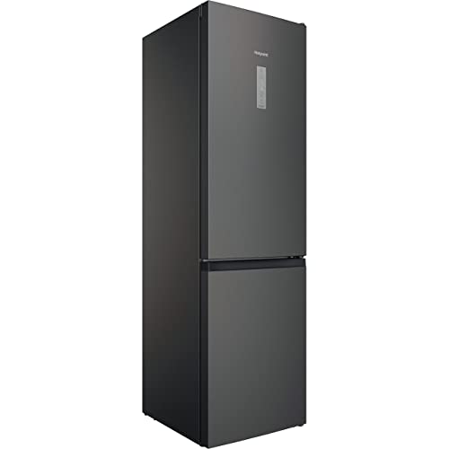 367L 70/30 Freestanding Silver Black Fridge Freezer