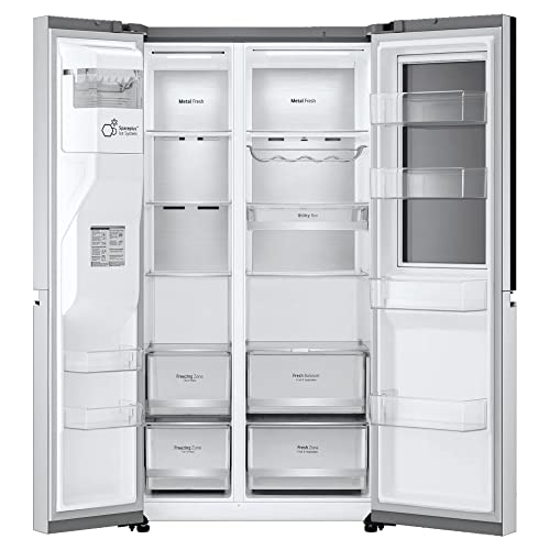 Instaview 635L Side-by-Side Fridge Freezer