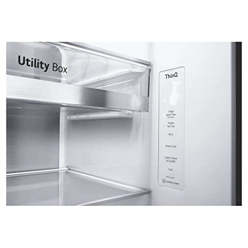 Instaview 635L Side-by-Side Fridge Freezer