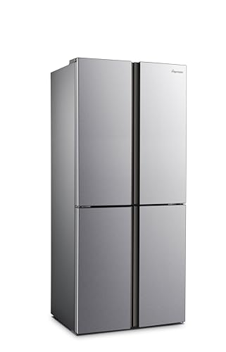 Fridgemaster 4-Door American Fridge Freezer - Silver