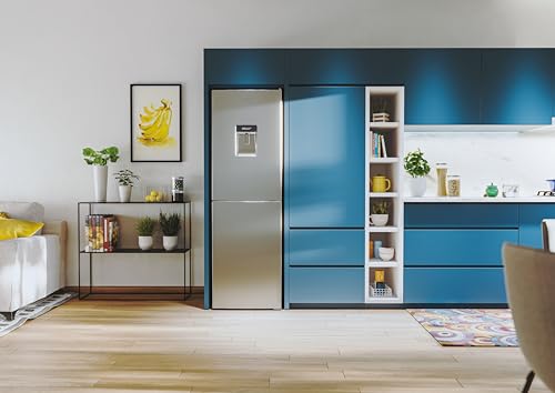 CANDY 55cm Low Frost Fridge Freezer with Dispenser