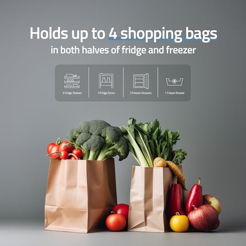 Cookology 142L Black 50/50 Fridge Freezer