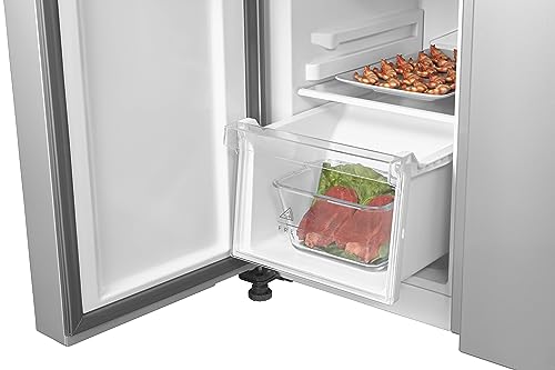 Cookology CSBS460IX - Side-by-Side Stainless Steel Fridge