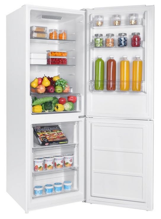 Teknix 55cm Frost Free Fridge Freezer - White