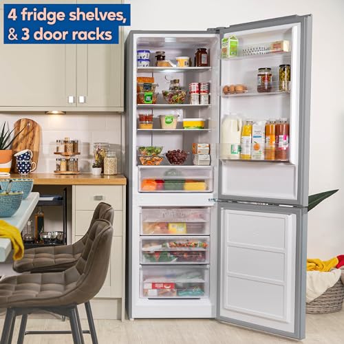 Russell Hobbs Stainless Steel Frost Free Fridge Freezer