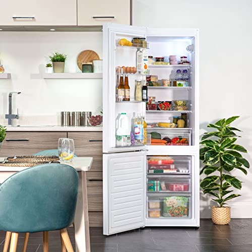 Russell Hobbs 54cm Freestanding Fridge Freezer, White
