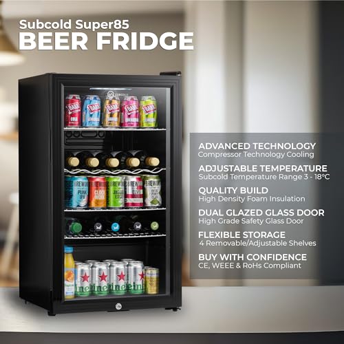 Subcold Super85 Under-Counter LED Drinks Fridge