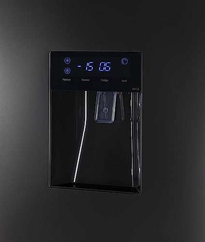 SIA 627L Silver American Fridge Freezer with Dispenser