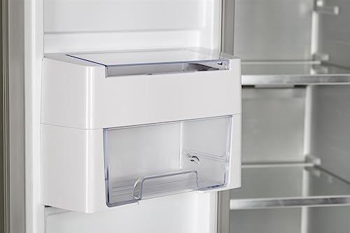 SIA 627L Silver American Fridge Freezer with Dispenser