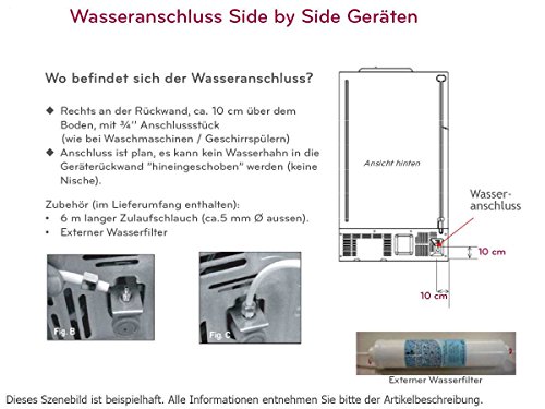 LG GSP545NSQZ A++ Side-by-Side Refrigerator