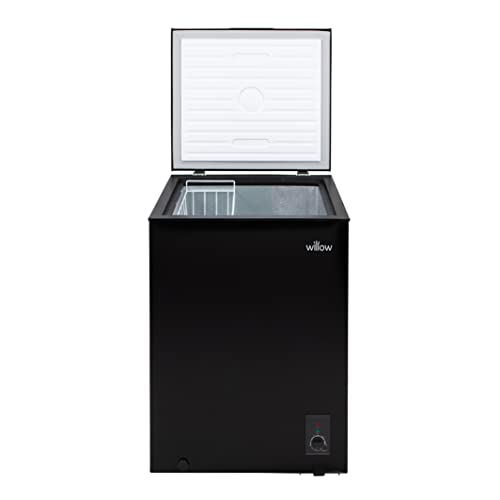 Willow W142CFB 141L Freestanding Chest Freezer - Black