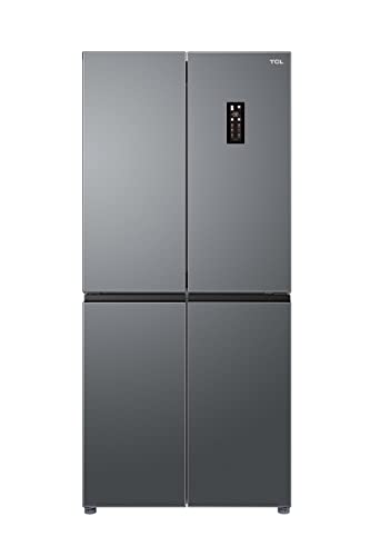 TCL Stainless Steel American Style Fridge Freezer