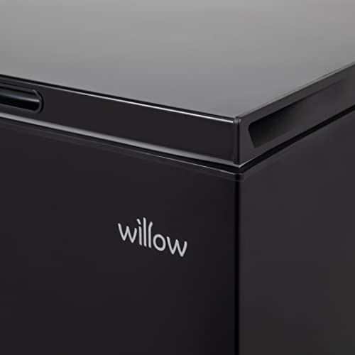 Willow W142CFB 141L Freestanding Chest Freezer - Black