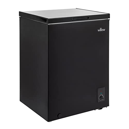 Willow W142CFB 141L Freestanding Chest Freezer - Black