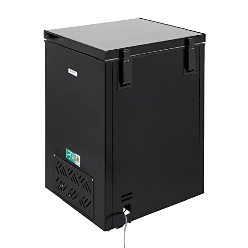 Willow W142CFB 141L Freestanding Chest Freezer - Black