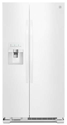 Kenmore 36" Side-by-Side Refrigerator & Freezer, White