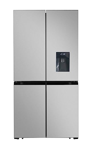 SIA SXD505IX 4-Door Refrigerator Freezer, 490L