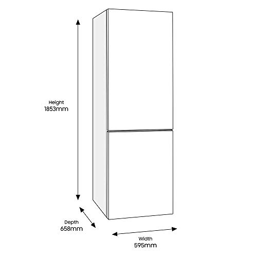 Samsung Silver Free-Standing Fridge Freezer, 331L Capacity
