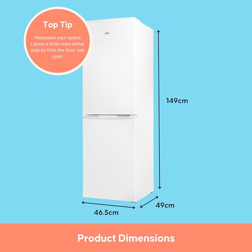 SIA 153L 60/40 Split Combi Fridge Freezer