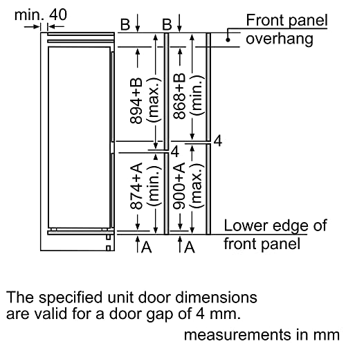 Bosch Serie 2 Built-in NoFrost Fridge-Freezer