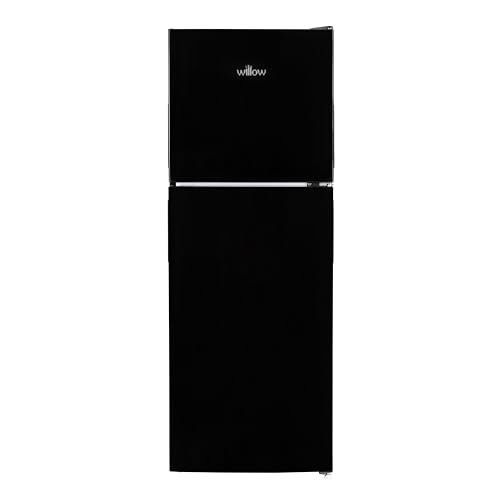 Willow 138L Top Mount Fridge Freezer - Black
