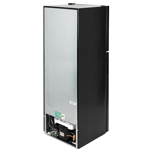 Willow 138L Top Mount Fridge Freezer - Black