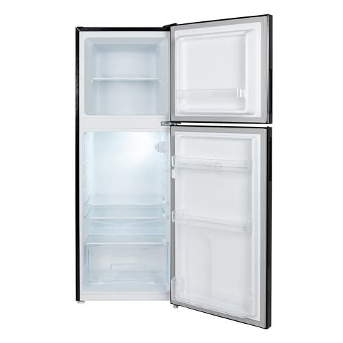 Willow 138L Top Mount Fridge Freezer - Black