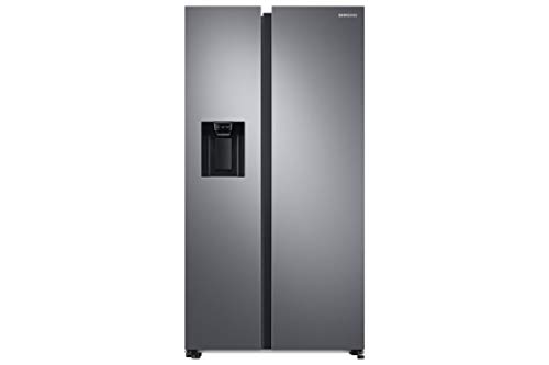 Samsung 634L Side-by-Side Fridge Freezer, Matte Stainless