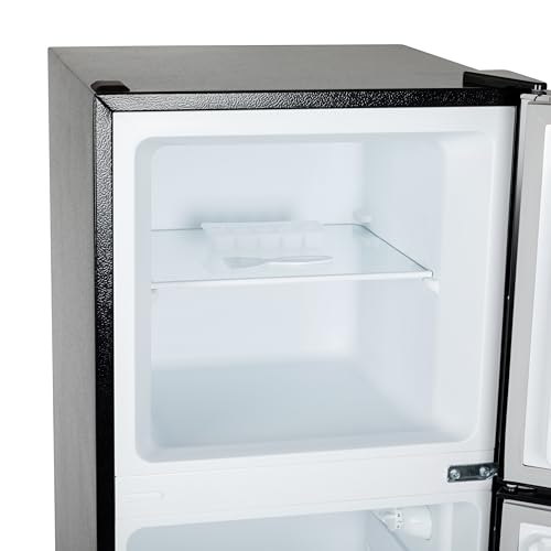 Willow 138L Top Mount Fridge Freezer - Black