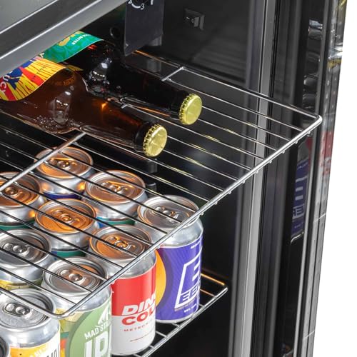 Baridi 85L Under Counter Beverage Cooler - Black