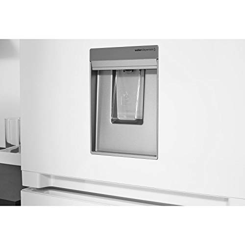 Hotpoint Fridge Freezer with Water Dispenser, White