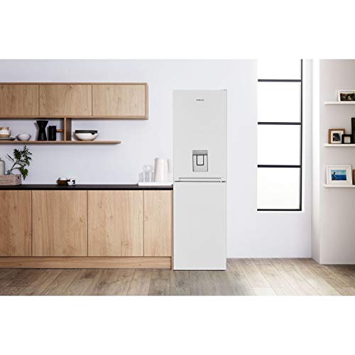 Hotpoint Fridge Freezer with Water Dispenser, White