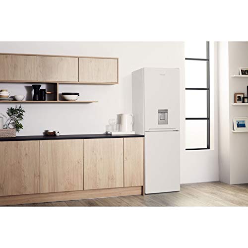 Hotpoint Fridge Freezer with Water Dispenser, White