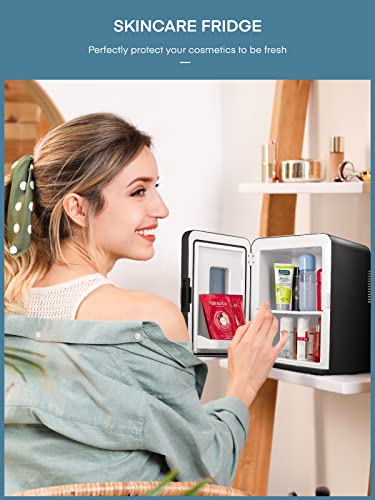 Mini Fridge 15L for Bedroom with Eco Mode